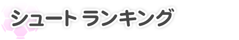 シュート　ランキング